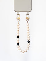 Kurze Handykette Cream Noir