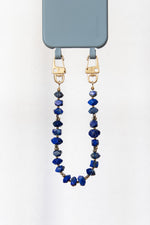 Kurze Handykette mit Lapislazuli