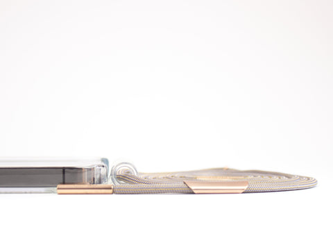 Handykette mit CLEAR Smart Case & Kordel Bohemian