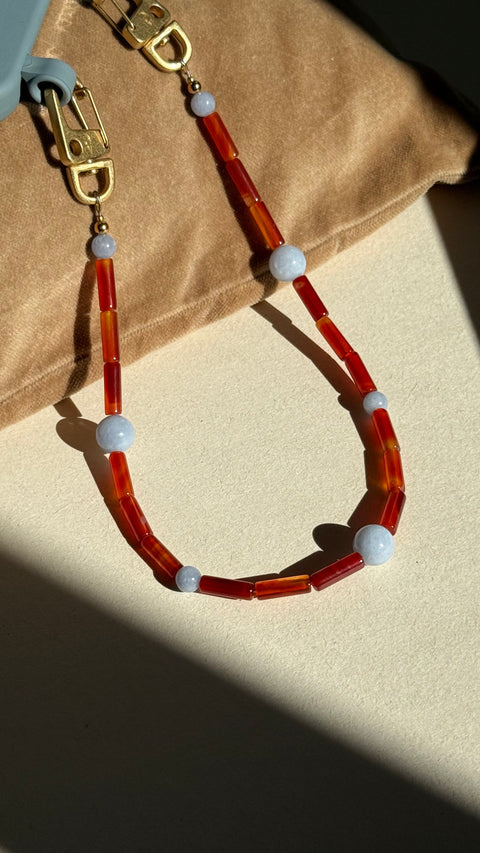 Kurze Handykette Red Ocean