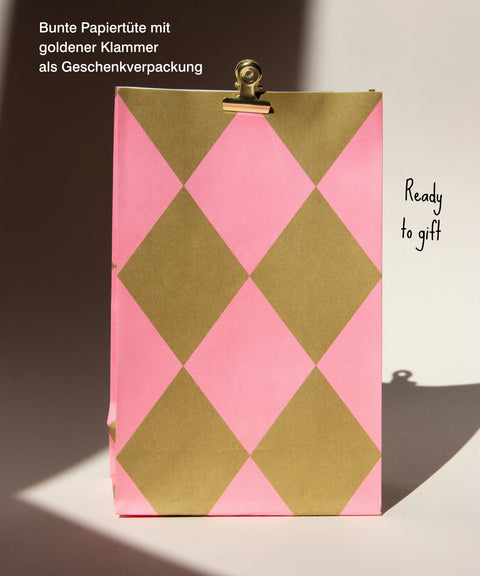Grußkarte Zur bestandenen Prüfung #1 mit handgemachtem Sonnenfänger & Geschenktüte