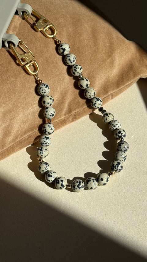 Kurze Handykette Dotted Pur
