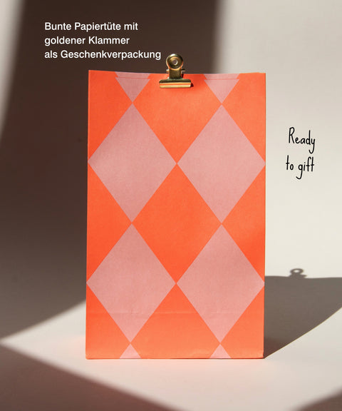 Grußkarte „Du bist toll" mit handgemachtem Sonnenfänger & Geschenktüte