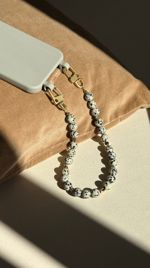 Kurze Handykette Dotted Pur