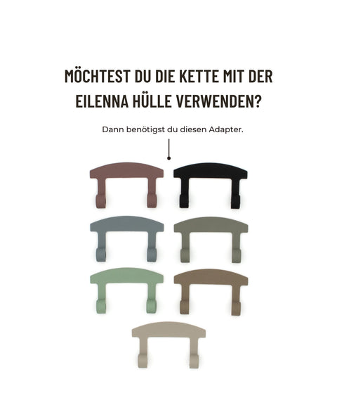 Kurze Handykette mit Rhodonit Natursteinen