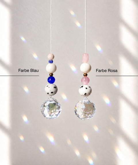 Gift set with handmade suncatcher, "Hip Hip Hooray" greeting card & gift bag