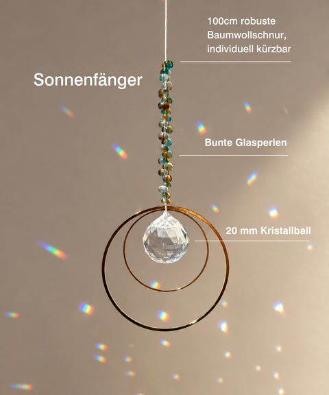 Gift set with handmade suncatcher, greeting card for passed exam #1 & gift bag