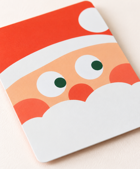Weihnachtskarte mit Weihnachtsmann