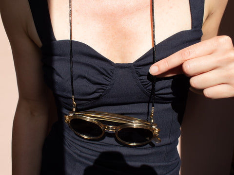 Brillenkette schwarz