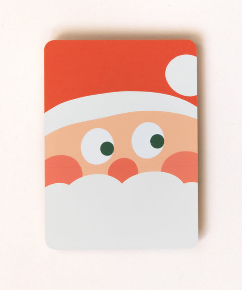 Weihnachtskarte mit Weihnachtsmann