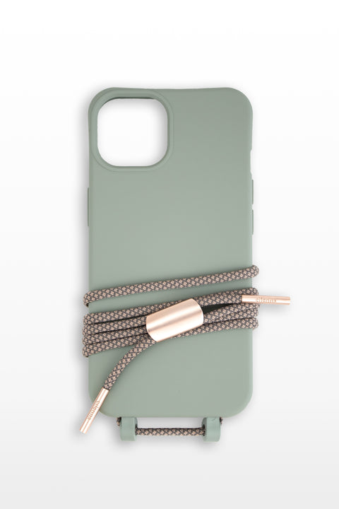 Handyhülle mit abnehmbarer Kordel, Sage & Oat