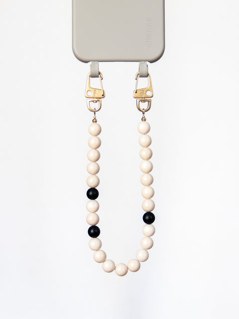 Kurze Handykette Cream Noir