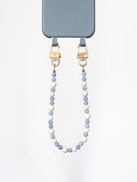 Kurze Handykette Ocean Cream