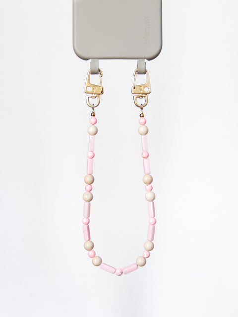Kurze Handykette Pink Sand