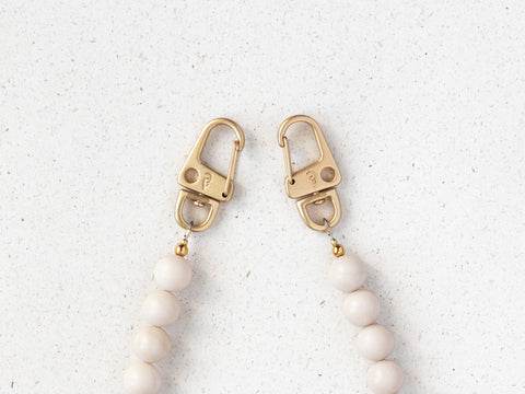 Kurze Handykette Cream Noir