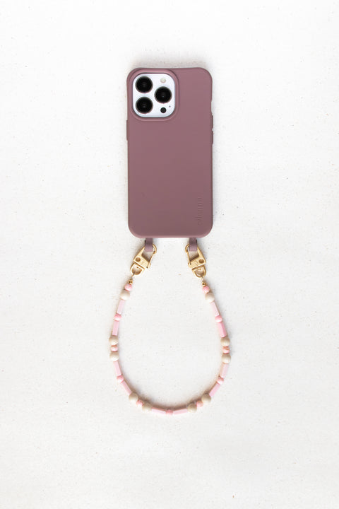 Handyhülle Berry & Handykette Pink Sand