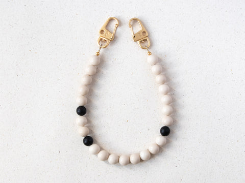 Kurze Handykette Cream Noir