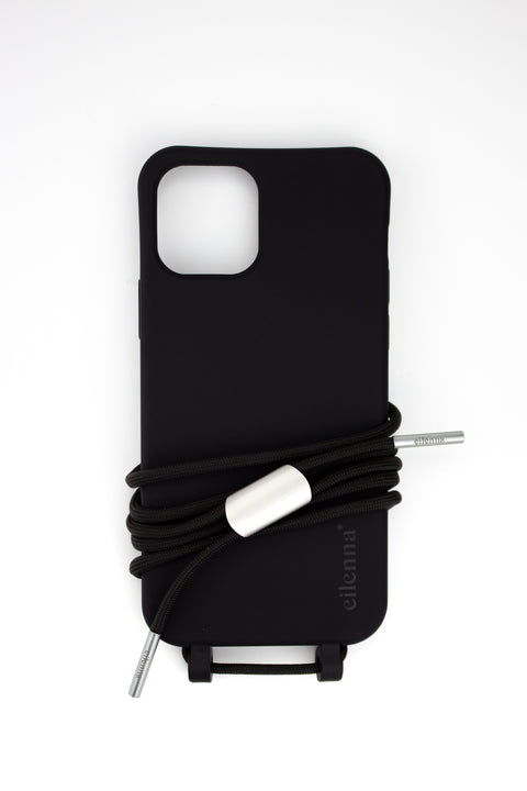Phone case with detachable cord, Crow & Black Beauty