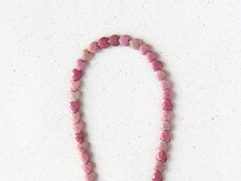Handyhülle Berry & Handykette Rhodochrosit Herzperlen - Für Liebe & Verbundenheit