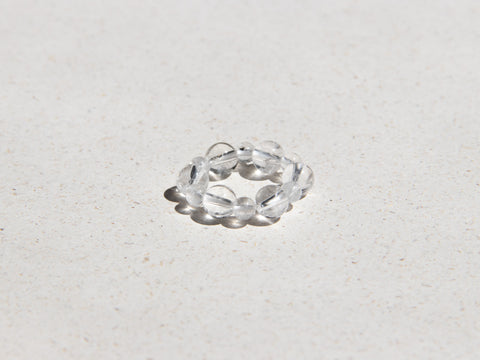 Ring aus grauem Labradorit, Pure Ring
