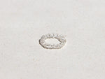 Ring mit gefrosteten Glasperlen, Frozen Ring