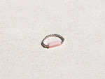 Ring mit rosa Naturstein & 925 Silberperlen, Mira Ring