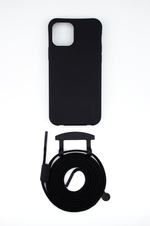 Phone case with detachable cord, Crow & Black Beauty