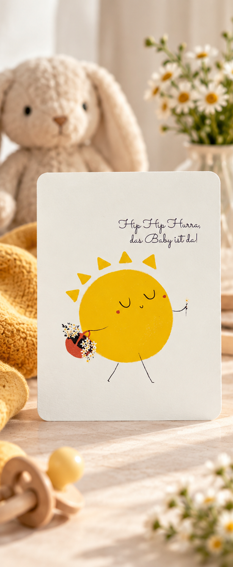 Gift set with handmade suncatcher, wedding greeting card & gift bag