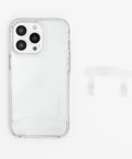 eilenna Handyhülle mit austauschbaren Clip für iPhone, CLEAR Transparent