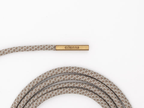 Handykette universal mit Karabiner und Adapter, Kordel in GINGER mit Gold oder Roségold, handmade von eilenna