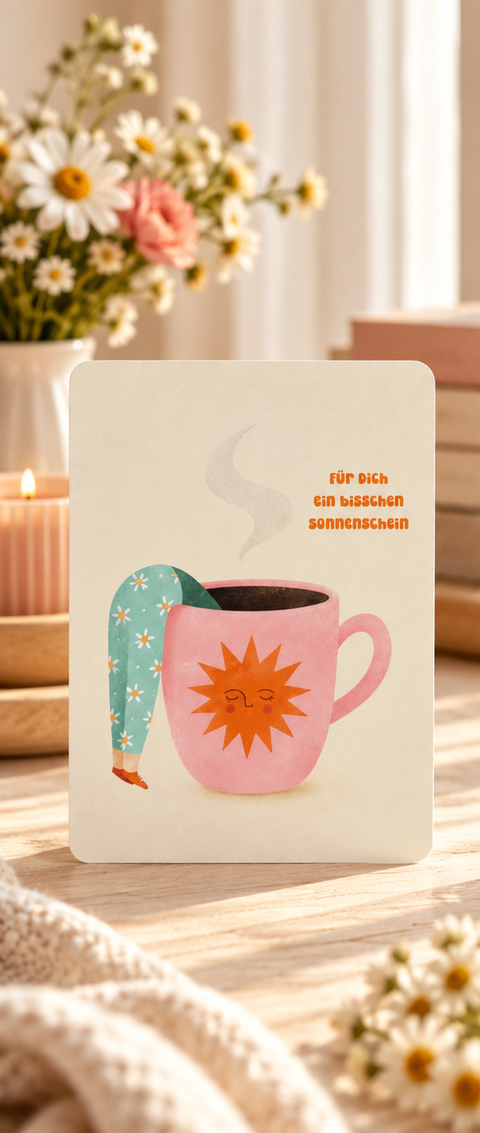 Gift set with handmade suncatcher, wedding greeting card & gift bag