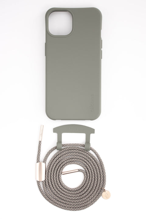 eilenna Abnehmbare Handykordel und Hülle in PINE mit Kordel OAT