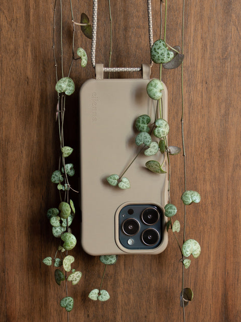 eilenna Wechselbare Handykette und Handyhülle in OAK mit Kordel OAT